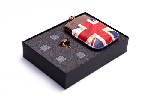 Rose Gold Union Jack Label Gift Set
