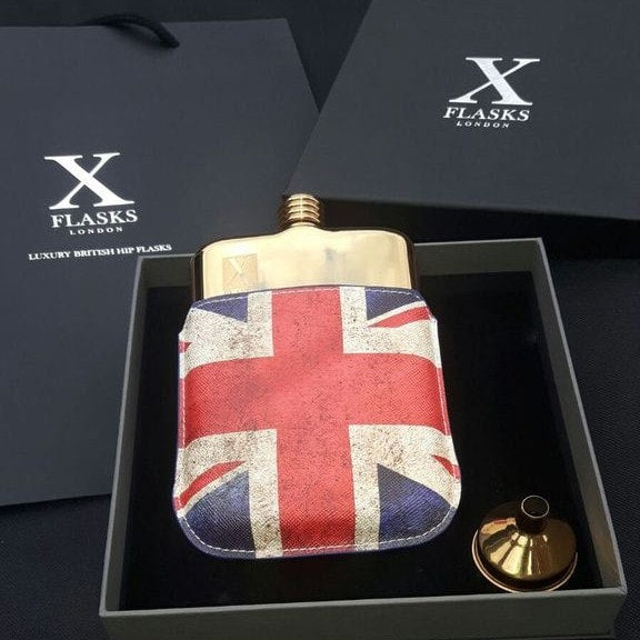 Special Union Jack Gift Collection: Gold - xflasks.com - 1